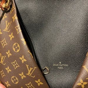 Louis Vuitton V Tote MM MNG NOIR CARA